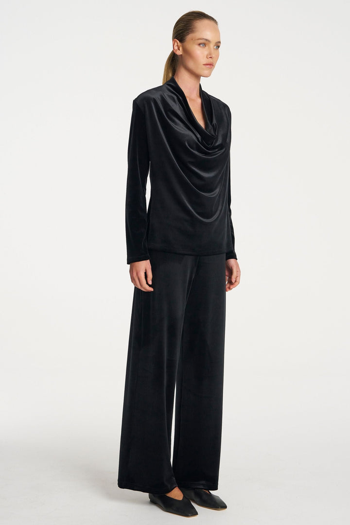 MELA PURDIE TOP DRAPE TOP - F3108971
