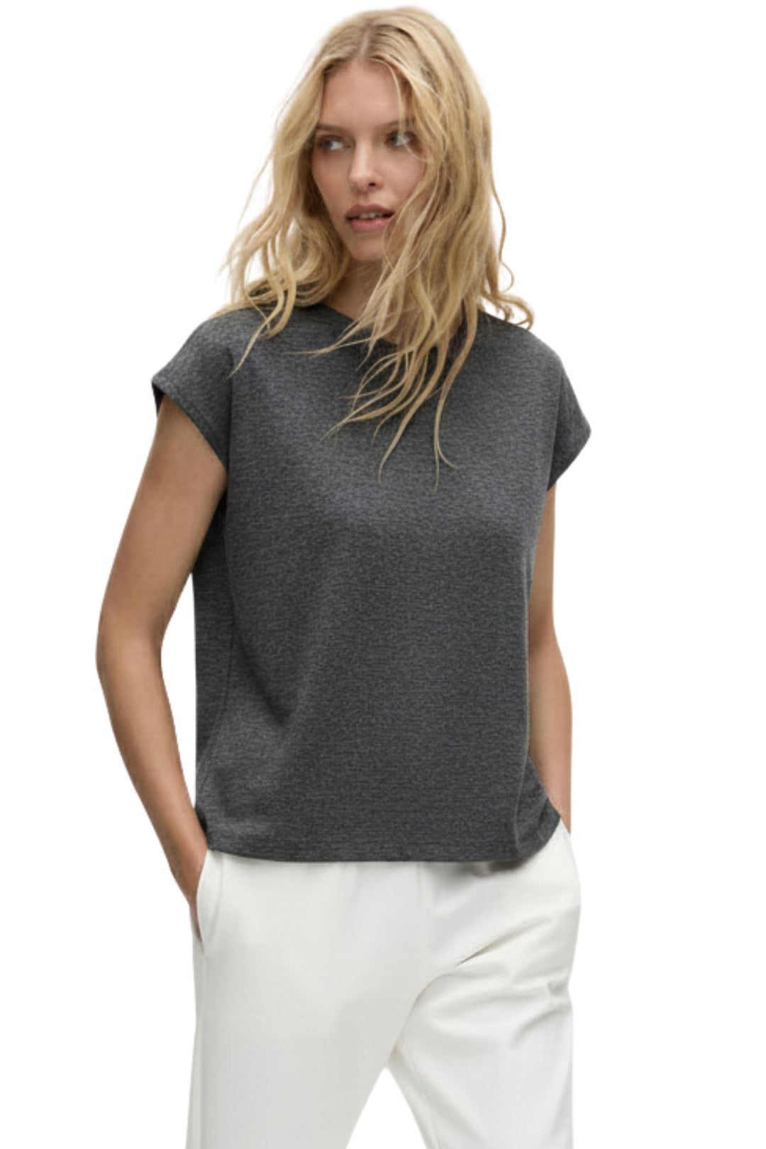 MELA PURDIE TOP EBONY-MARL / 8 STUDIO SHELL - F0958665