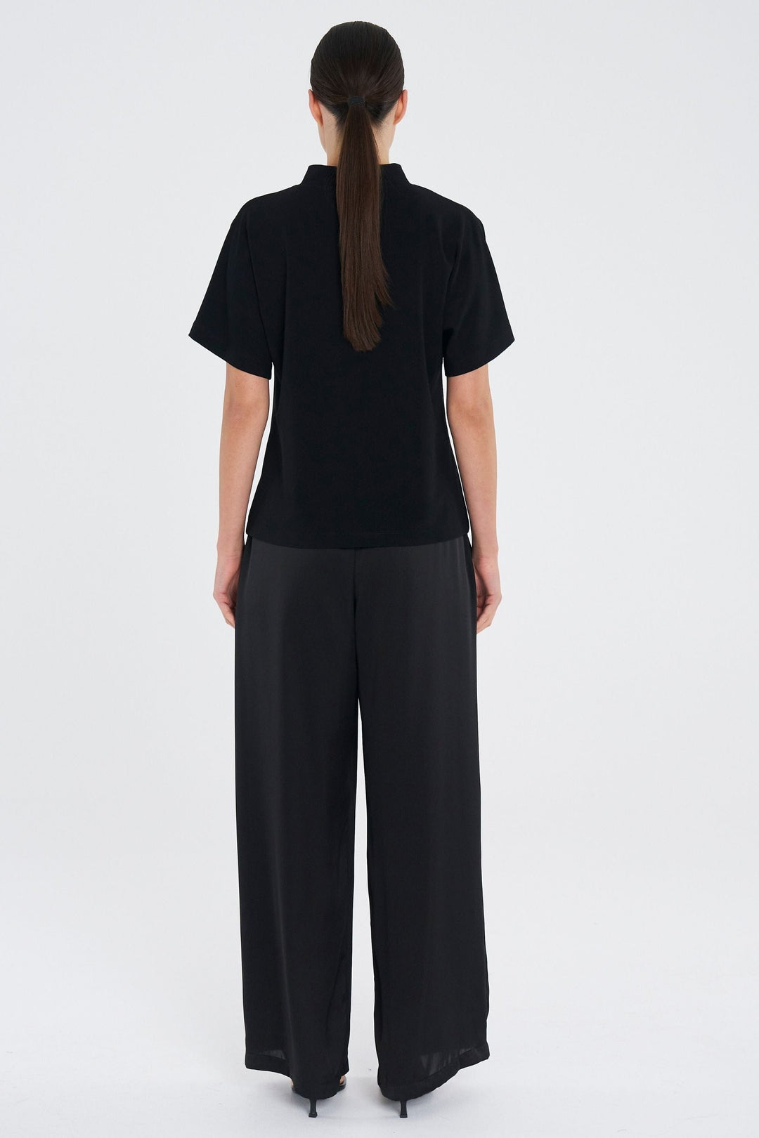 MELA PURDIE TOP FLUTE SHELL - F0078922
