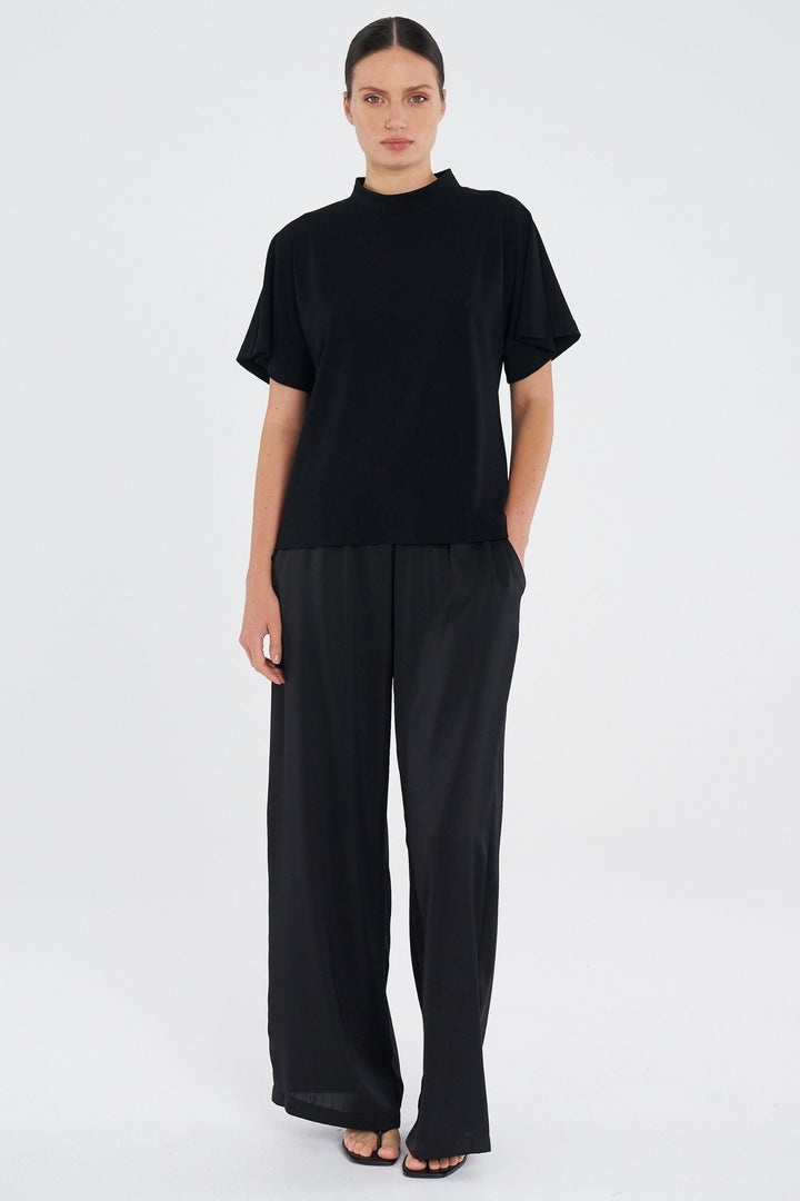 MELA PURDIE TOP FLUTE SHELL - F0078922