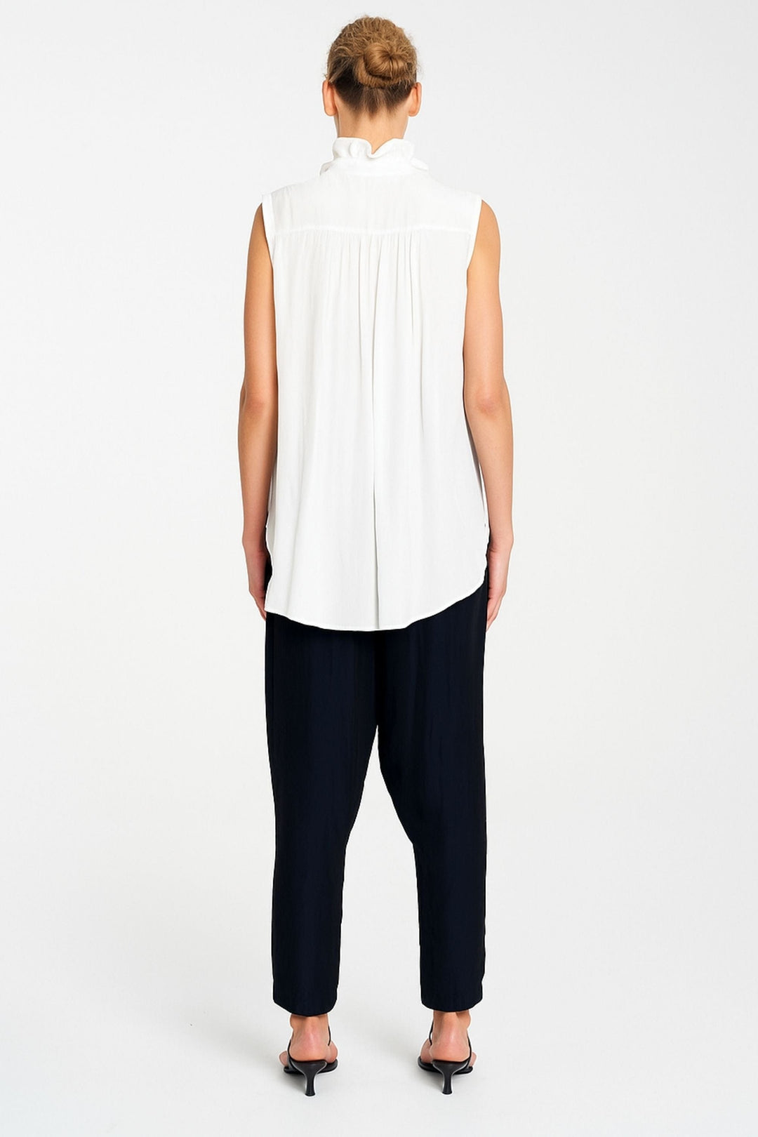 MELA PURDIE TOP FRILL NECK TANK - F678876