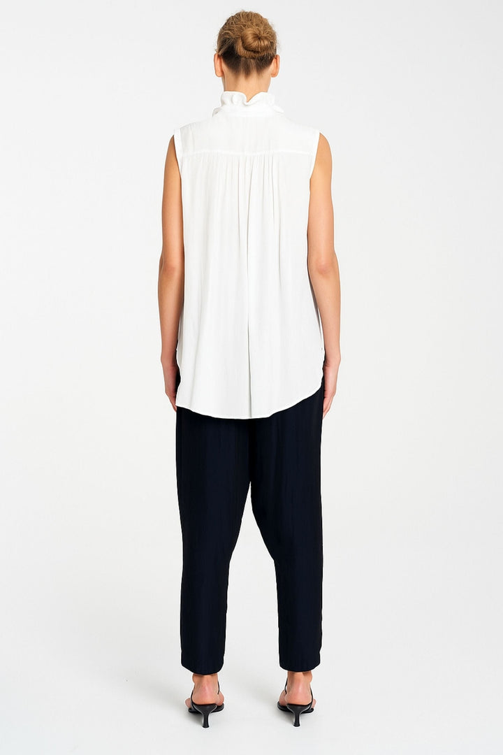 MELA PURDIE TOP FRILL NECK TANK - F678876