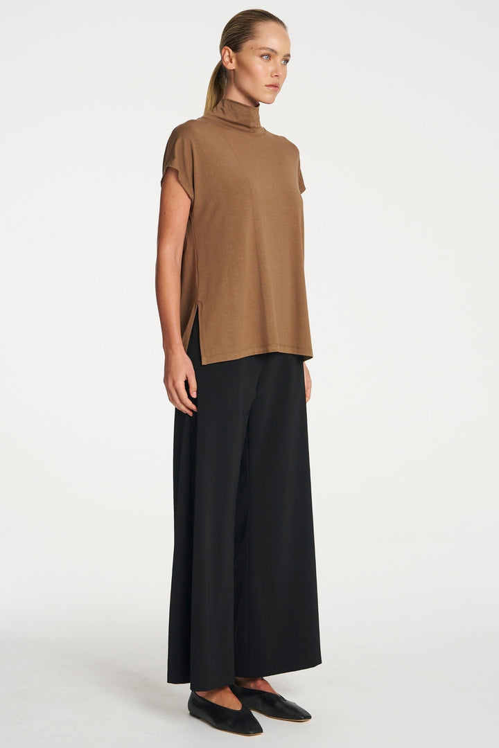 MELA PURDIE TOP FUNNEL SHELL - F018233