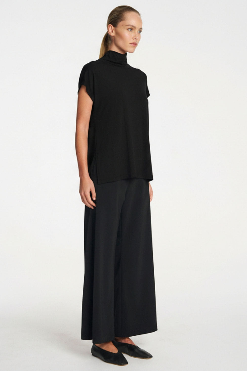 MELA PURDIE TOP FUNNEL SHELL - F018233