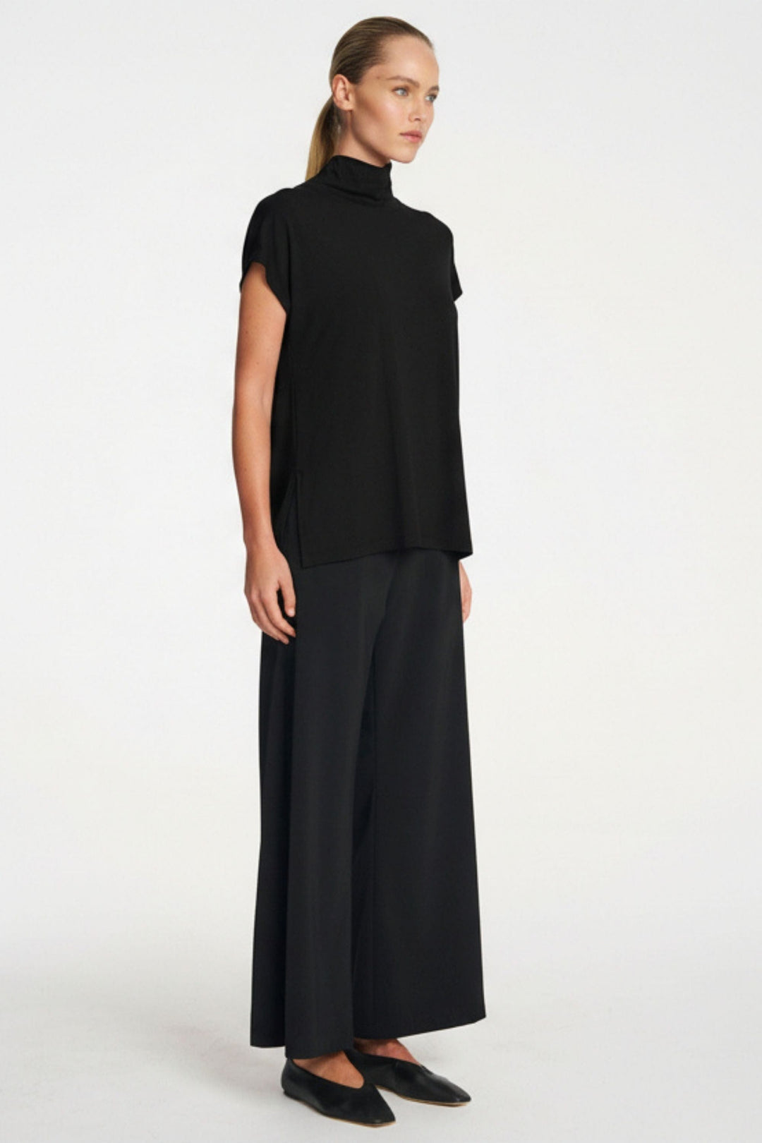MELA PURDIE TOP FUNNEL SHELL - F018233