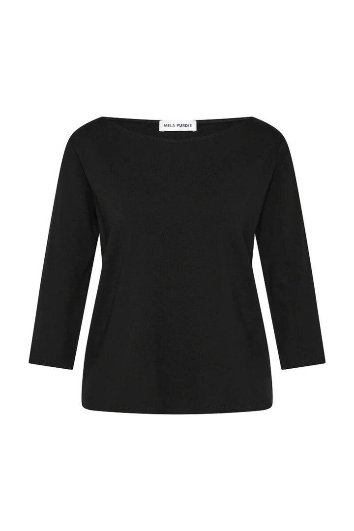 MELA PURDIE TOP RELAXED BOAT NECK - F012630