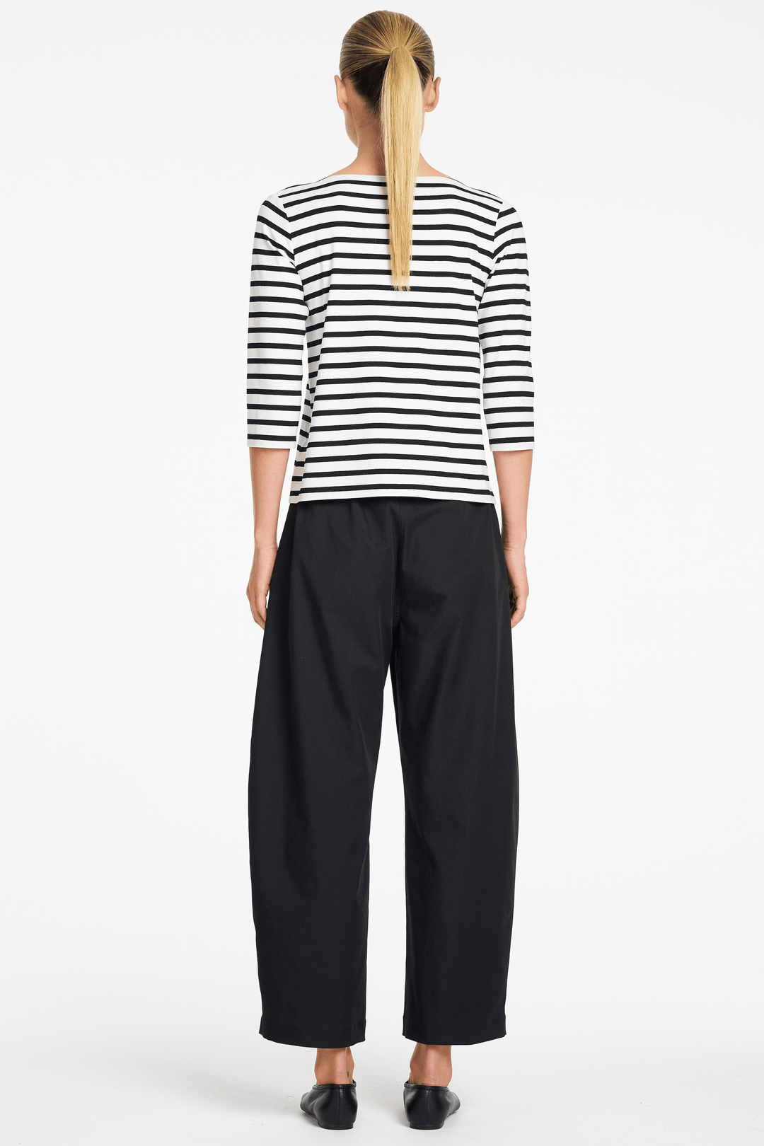 MELA PURDIE TOP RELAXED BOAT NECK - F5412630