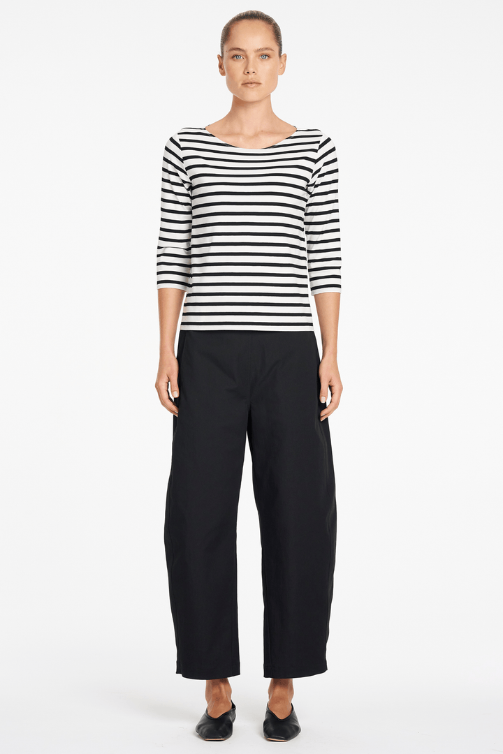 MELA PURDIE TOP RELAXED BOAT NECK - F5412630