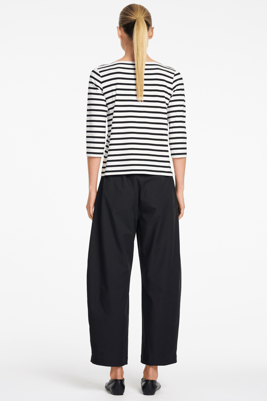 MELA PURDIE TOP RELAXED BOAT NECK - F5412630