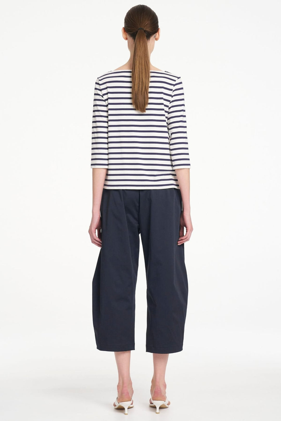 MELA PURDIE TOP RELAXED BOAT NECK - F5412630