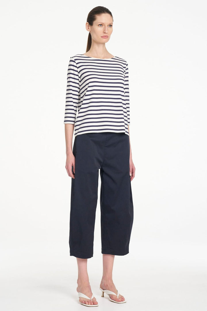MELA PURDIE TOP RELAXED BOAT NECK - F5412630