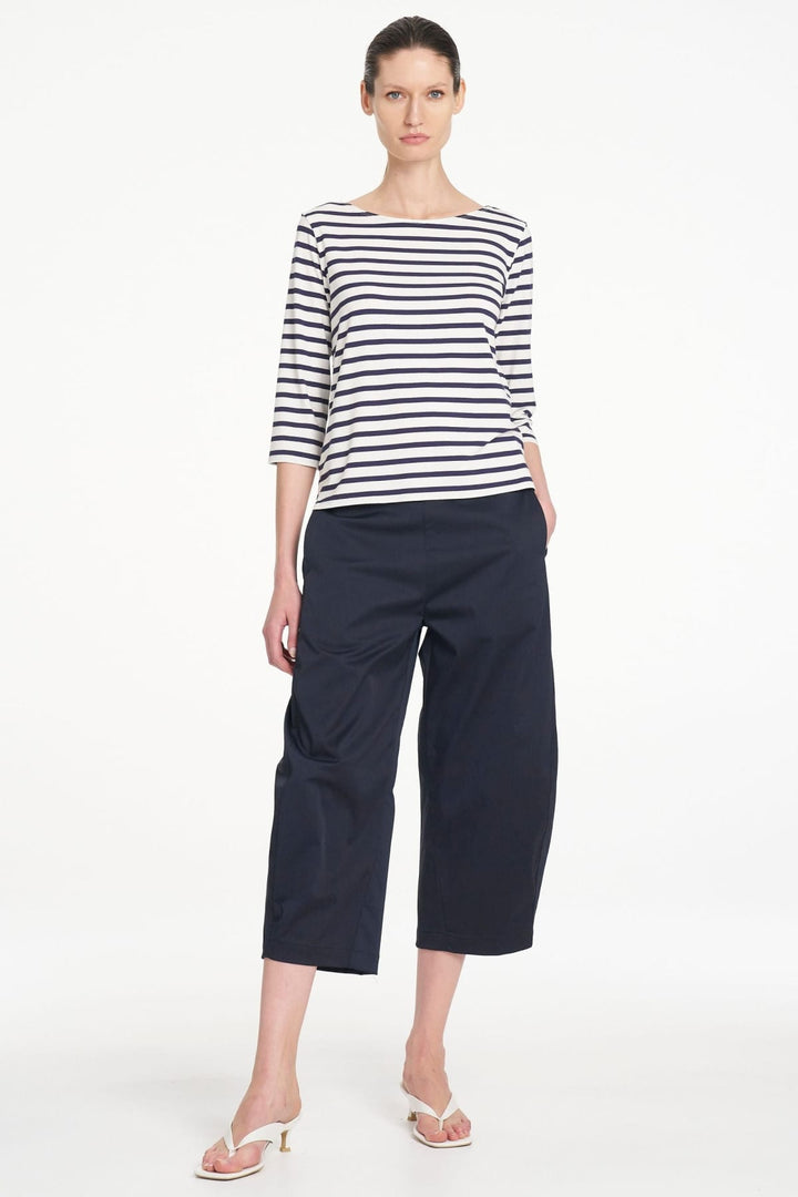 MELA PURDIE TOP RELAXED BOAT NECK - F5412630