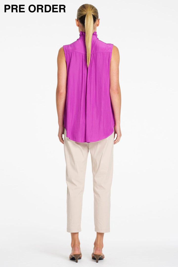 MELA PURDIE TOP RUFFLET TANK - F6780037