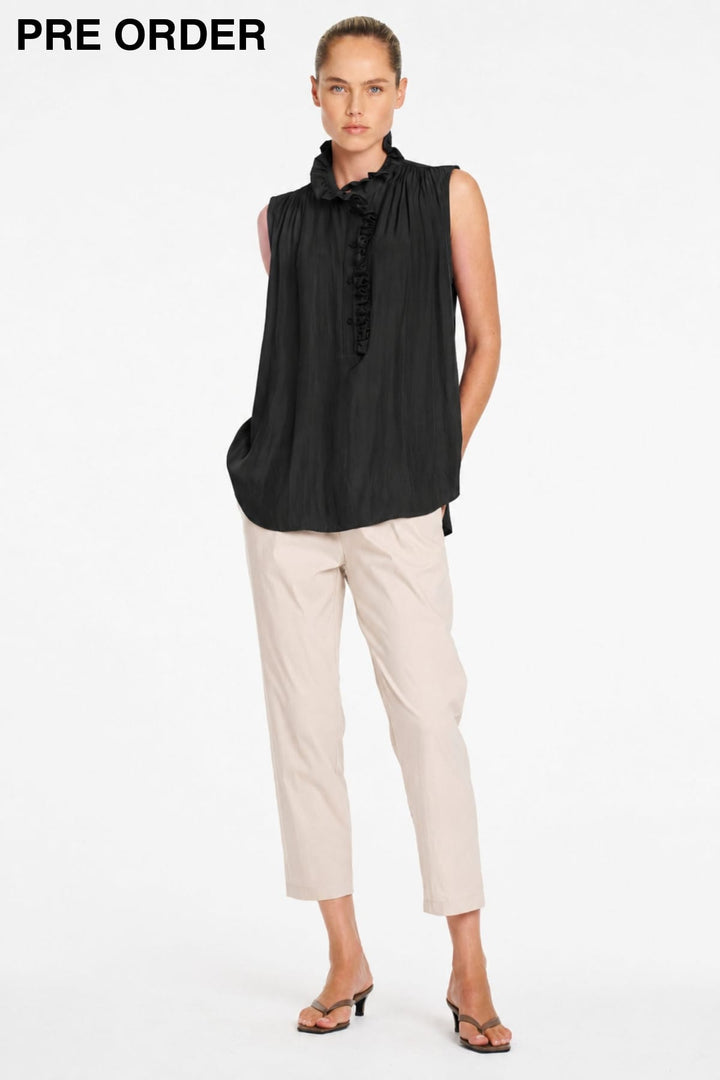 MELA PURDIE TOP RUFFLET TANK - F6780037