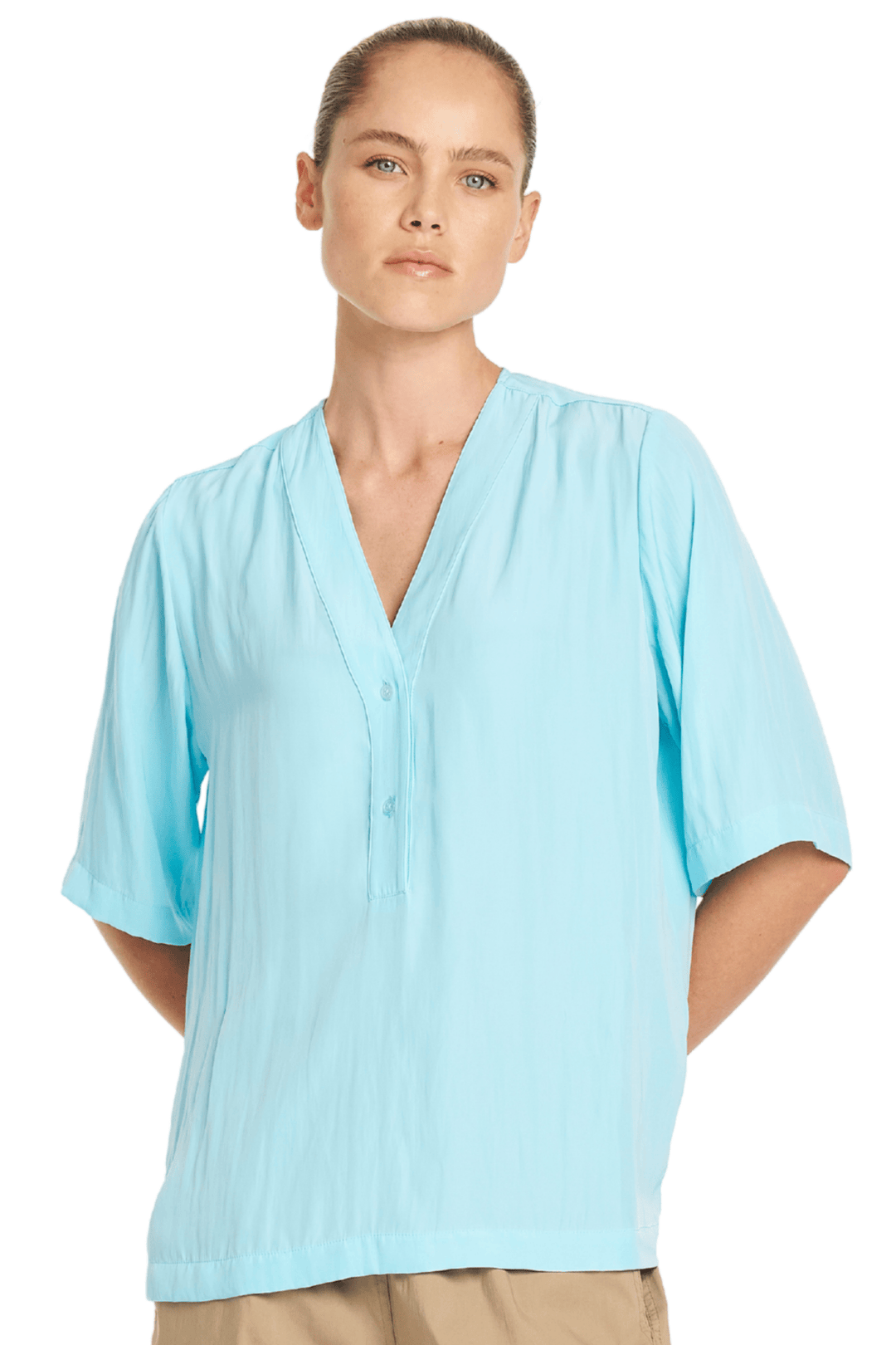 MELA PURDIE TOP SKY / 8 TAB PLAZA - F6780057