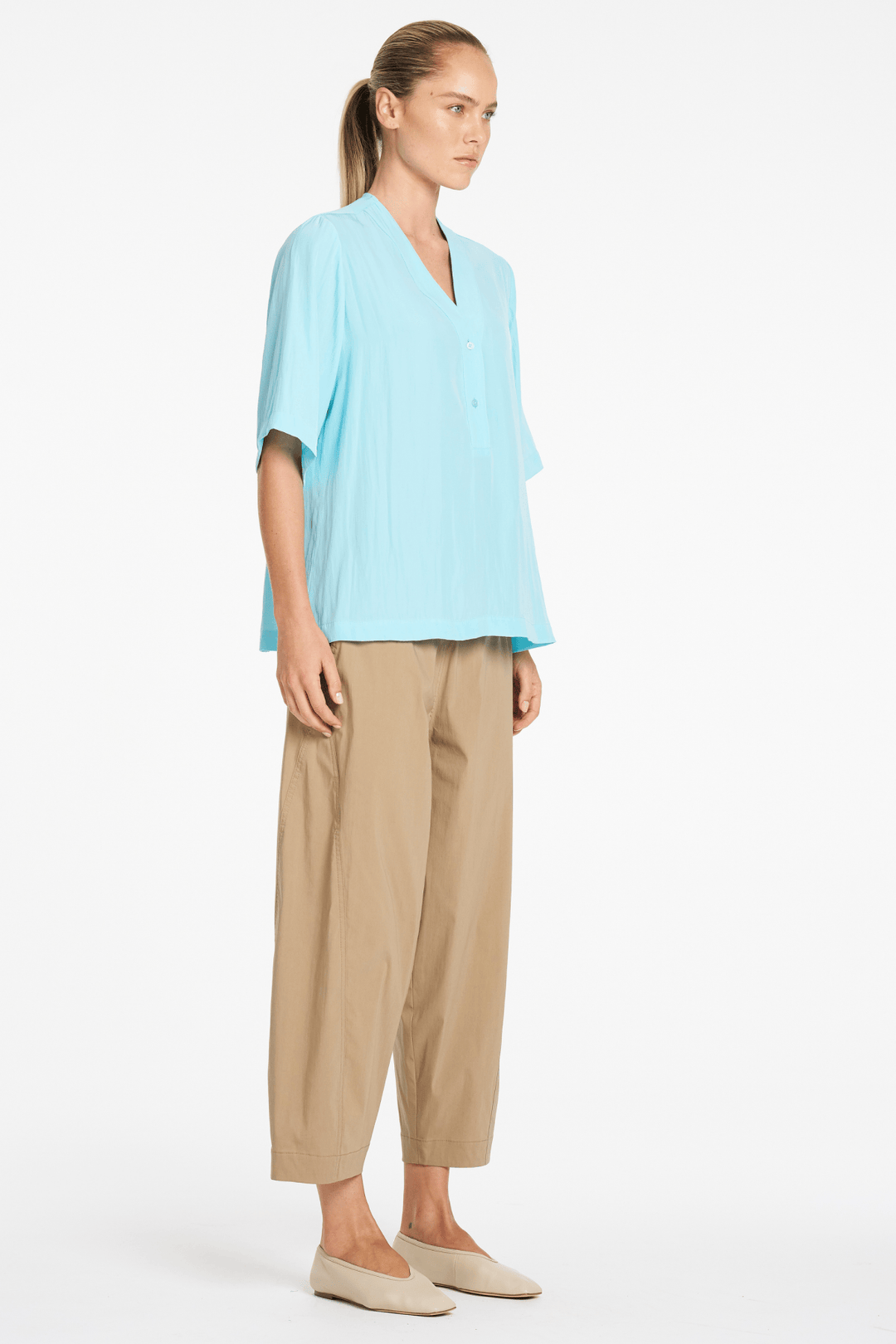 MELA PURDIE TOP TAB PLAZA - F6780057