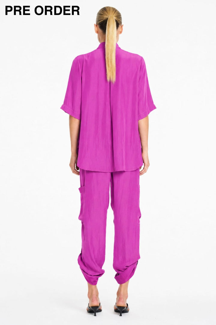 MELA PURDIE TOP TAB SWISH PLAZA - F6780076