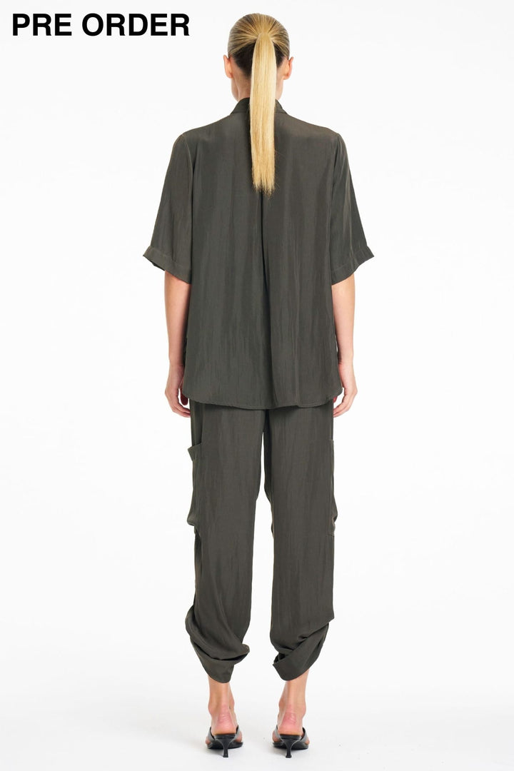 MELA PURDIE TOP TAB SWISH PLAZA - F6780076