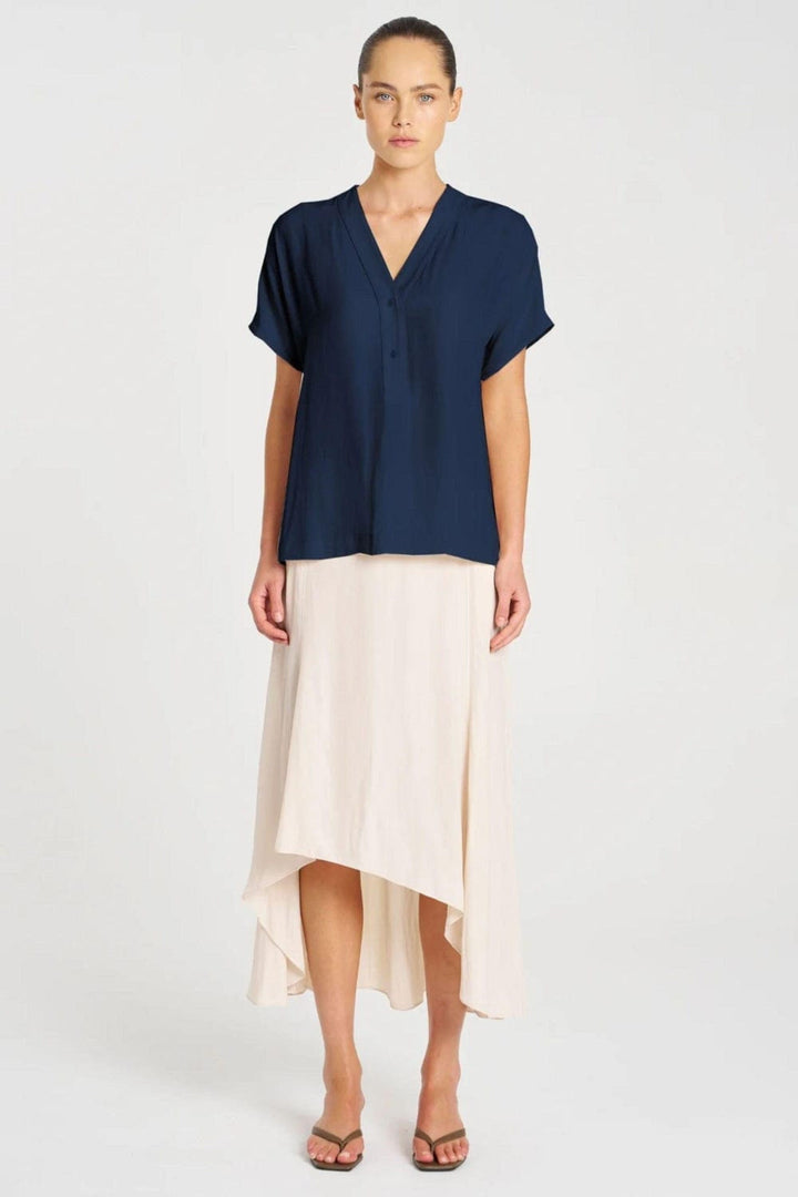 MELA PURDIE TOP WEDGE TAB SHELL TOP - F678804