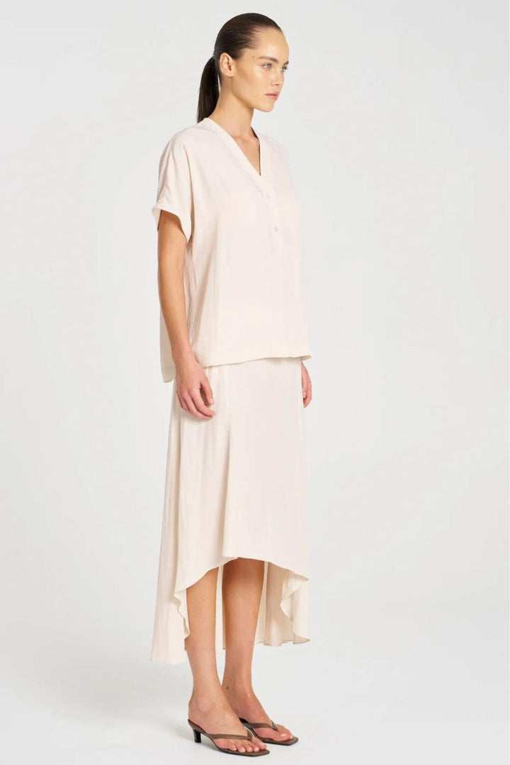 MELA PURDIE TOP WEDGE TAB SHELL TOP - F678804