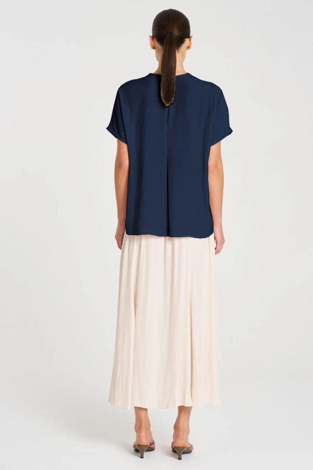 MELA PURDIE TOP WEDGE TAB SHELL TOP - F678804
