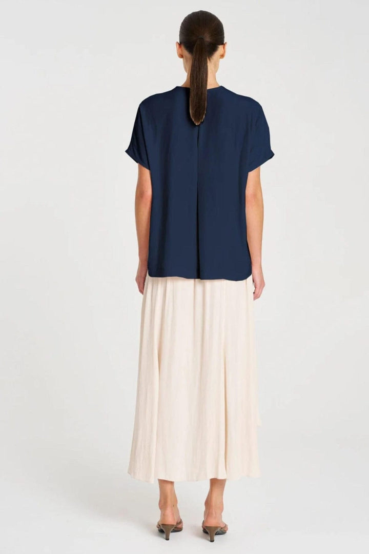 MELA PURDIE TOP WEDGE TAB SHELL TOP - F678804