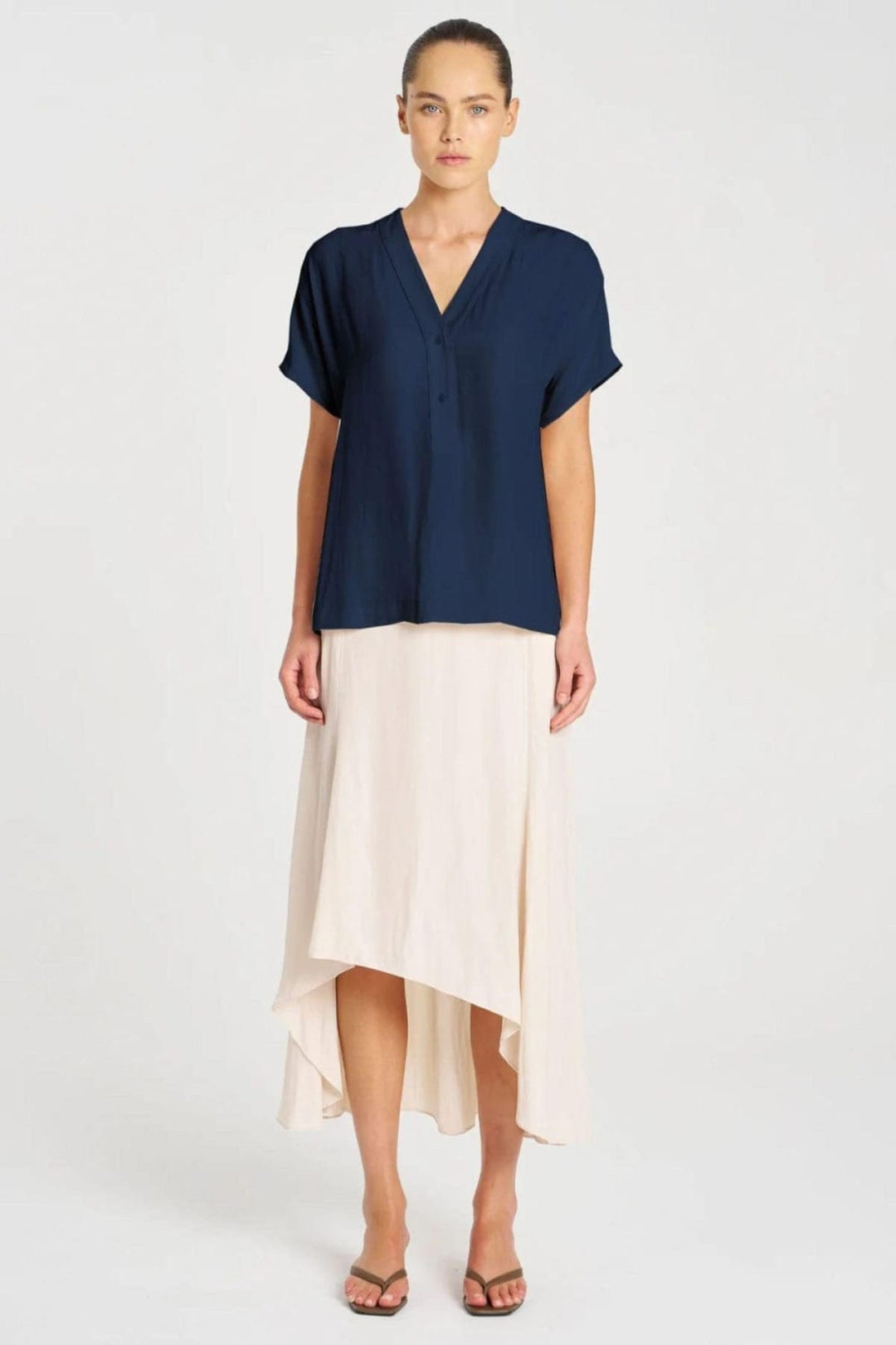 MELA PURDIE TOP WEDGE TAB SHELL TOP - F678804
