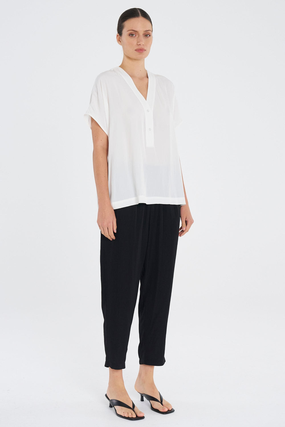 MELA PURDIE TOP WEDGE TAB SHELL TOP - F678804
