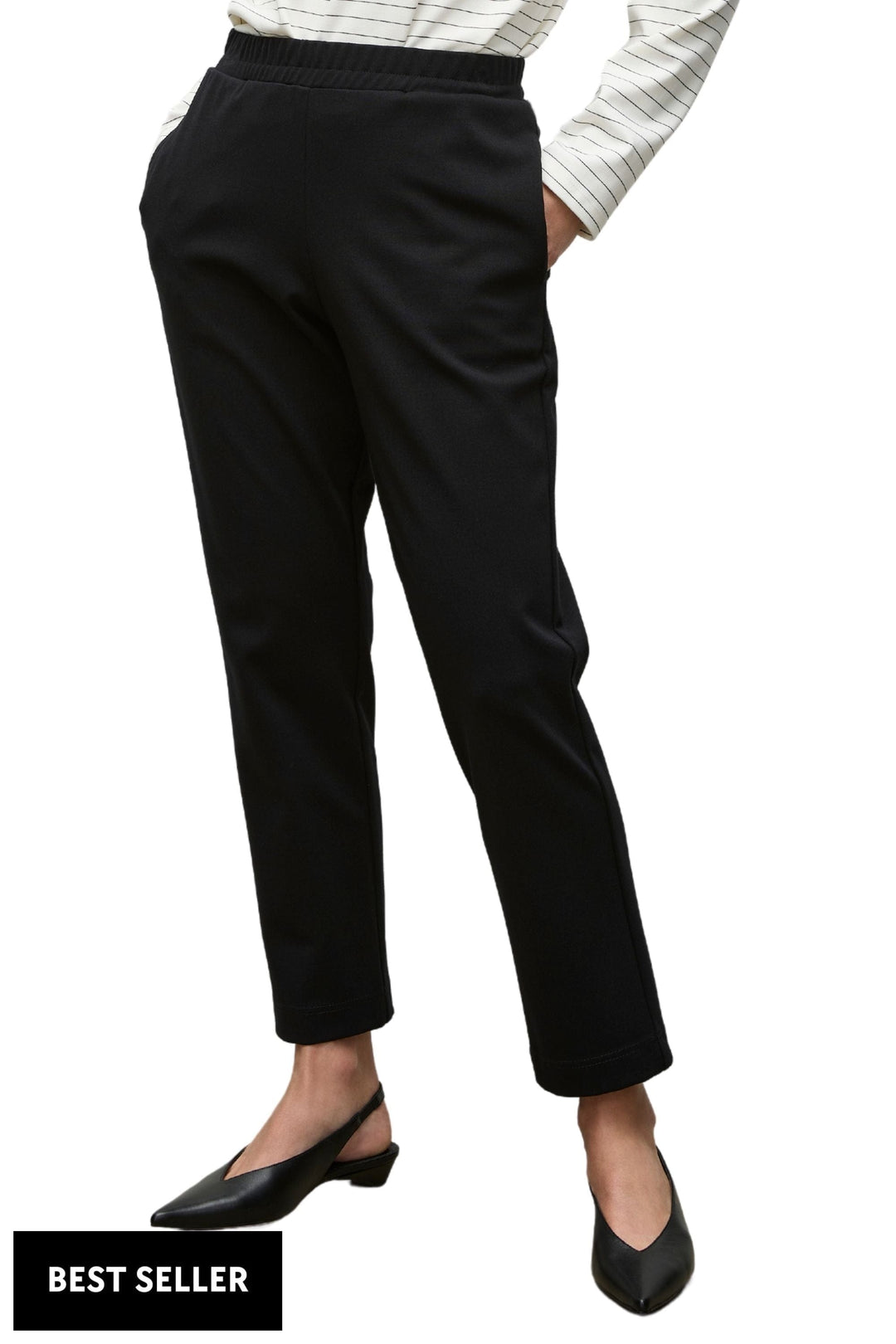 MELA PURDIE TRACK PANT 8 / BLACK ANKLE PANT - F0951839