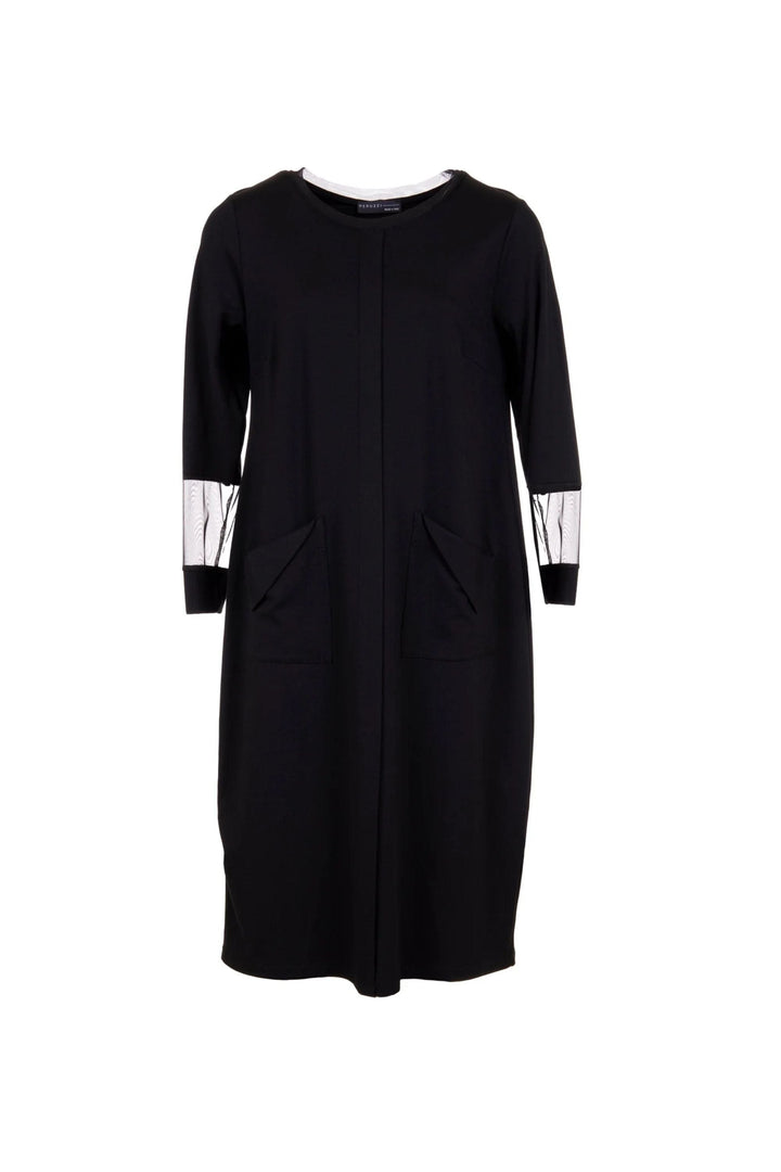 PERUZZI DRESS MESH SLEEVE DRESS - W24146