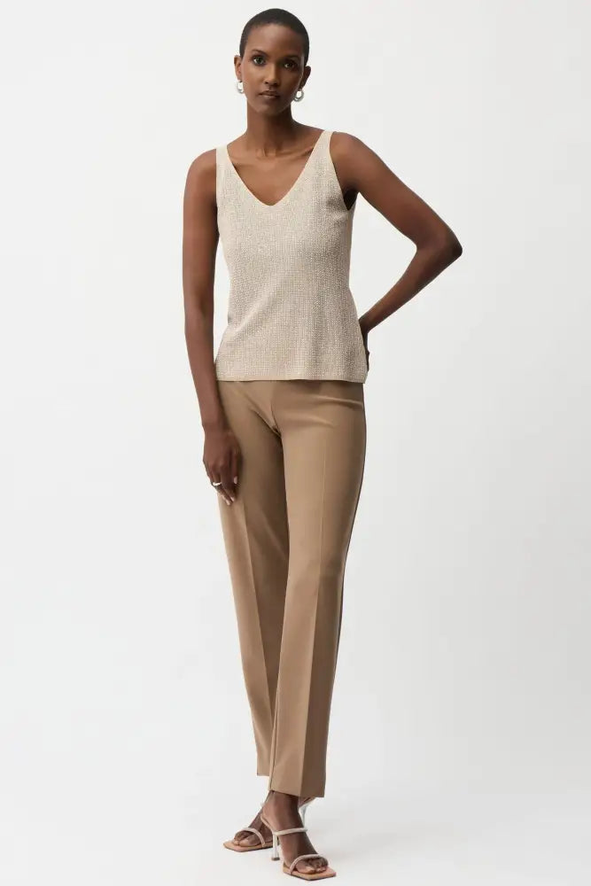 METALLIC KNIT CAMI - 252915S26JR TOP