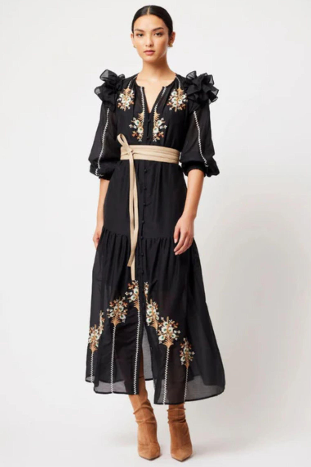 MILTON LEATHER BELT - OW81100 BELT