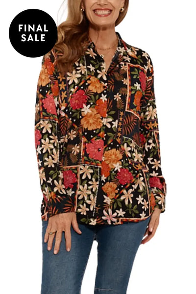 MIRABELLA SHIRT XS / BLACK SHIRT