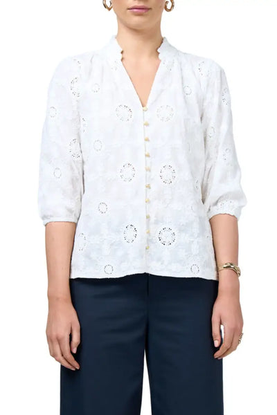 LOOBIES-STORY-LS3044-MISCHA-BLOUSE-WHITE