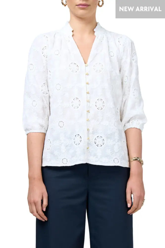 LOOBIES-STORY-LS3044-MISCHA-BLOUSE-WHITE