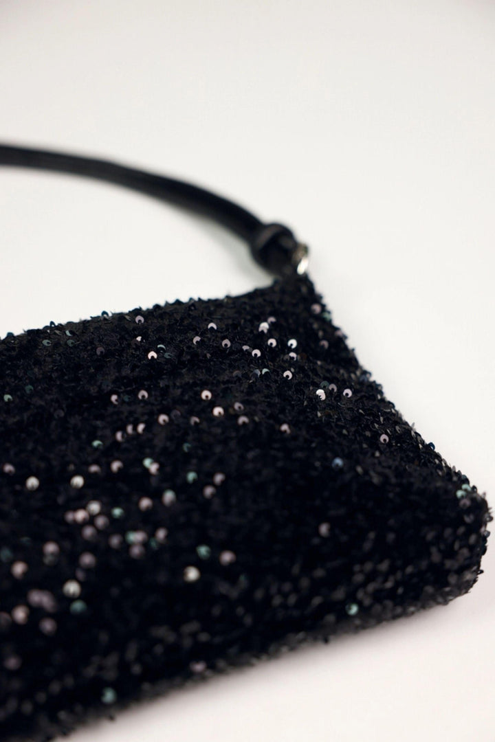 MONARI BAG BLACK SEQUIN BAG - 809250MNR