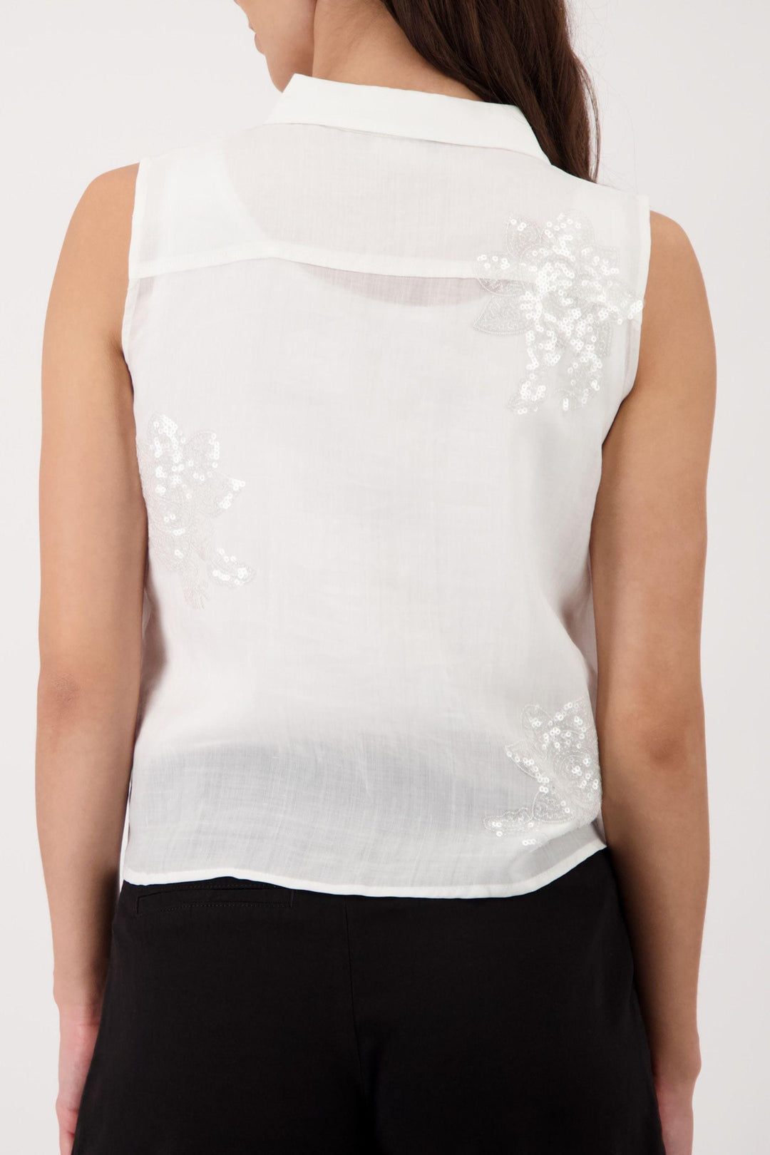 MONARI BLOUSE EMBROIDERY BLOUSE - 410836MNR