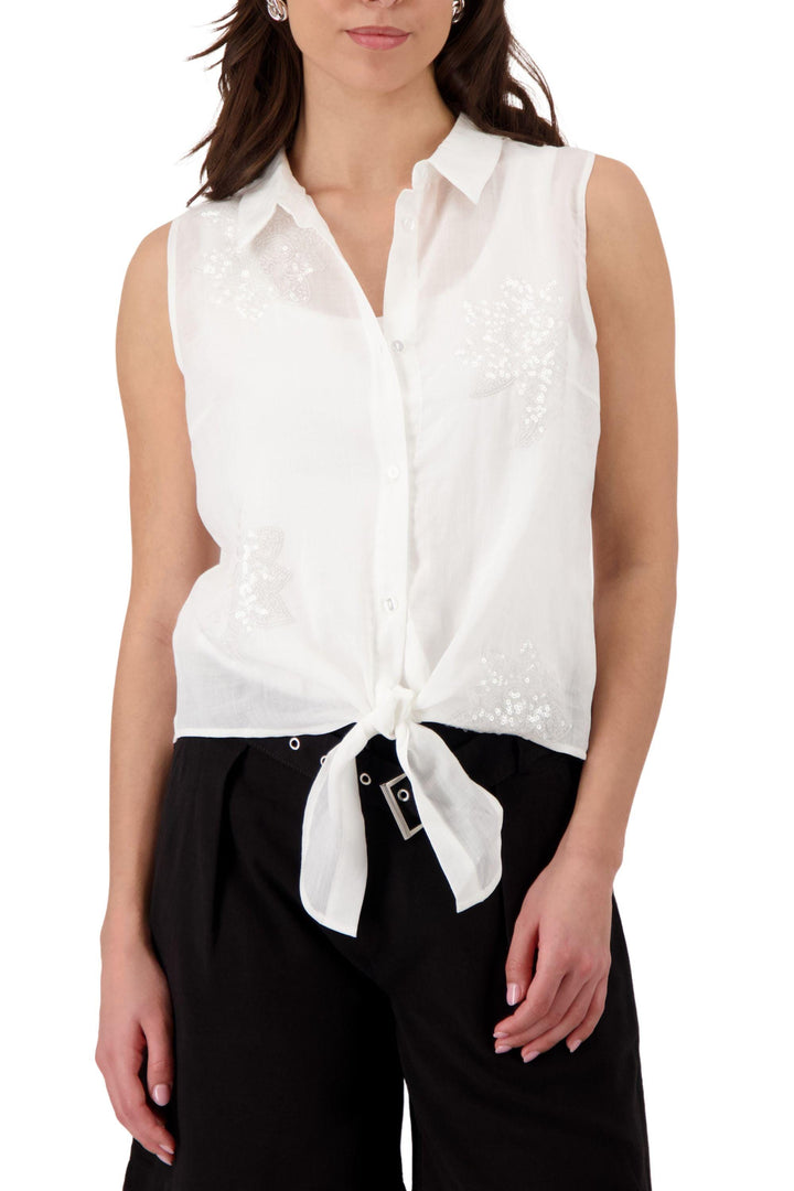 MONARI BLOUSE EMBROIDERY BLOUSE - 410836MNR