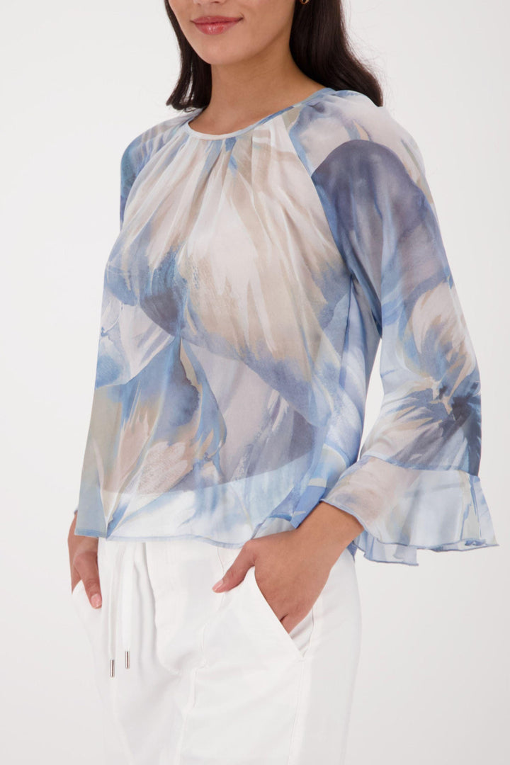 MONARI BLOUSE SKY BLOUSE - 410148MNR