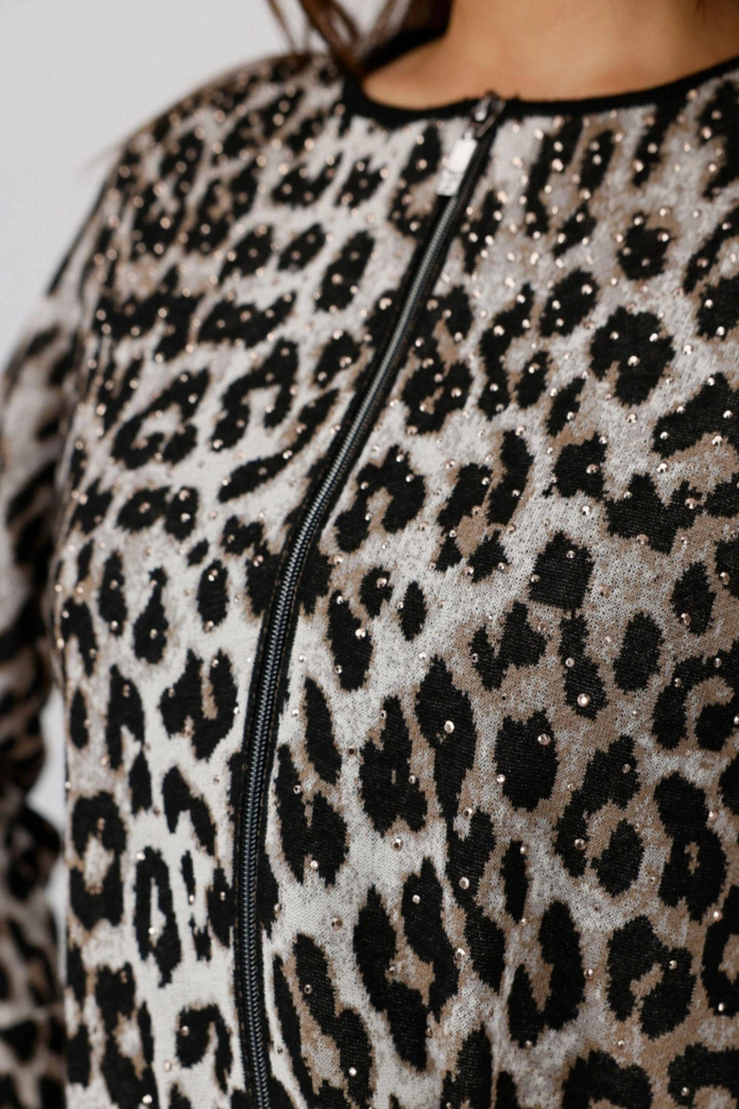 MONARI CARDIGAN ANIMAL PRINT KNIT CARDI - 808928MNR