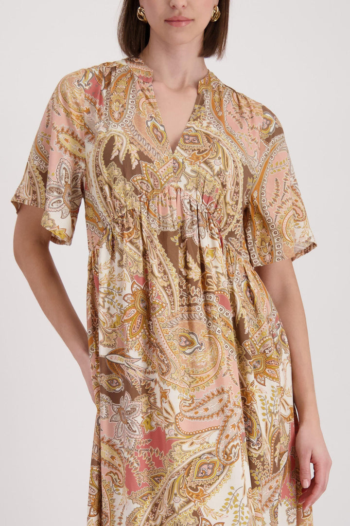 MONARI DRESS PAISLEY PRINT DRESS - 410558MNR