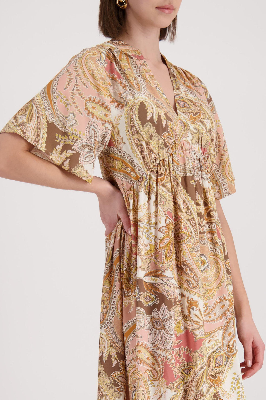 MONARI DRESS PAISLEY PRINT DRESS - 410558MNR