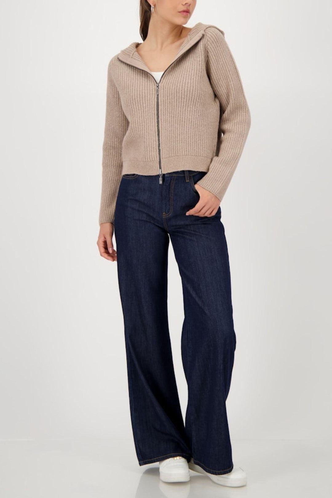 MONARI JACKET ZIP KNIT JACKET - 808960MNR