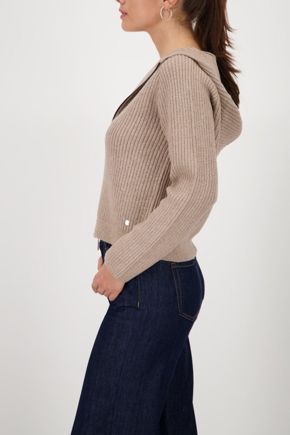 MONARI JACKET ZIP KNIT JACKET - 808960MNR