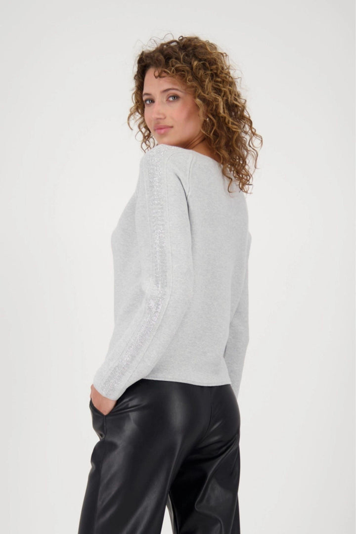 MONARI JUMPER SHIMMER SLEEVE JUMPER - 809131MNR