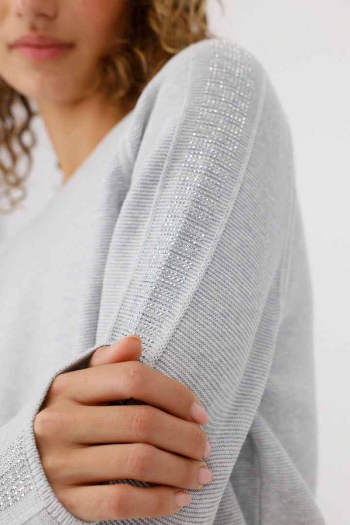 MONARI JUMPER SHIMMER SLEEVE JUMPER - 809131MNR