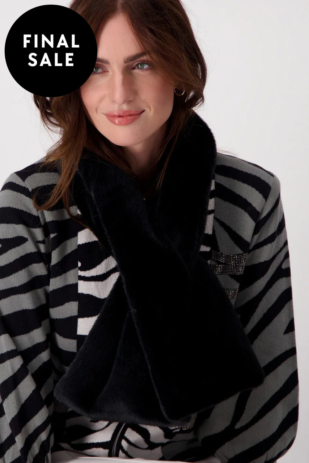 MONARI SCARF FAUX FUR SCARF - 807347MNR