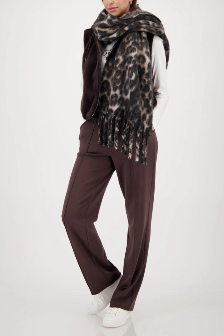MONARI SCARF LEOPARD LEOPARD SCARF - 809671MNR