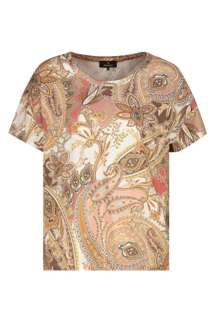 MONARI T-SHIRT PAISLEY TEE - 410571MNR
