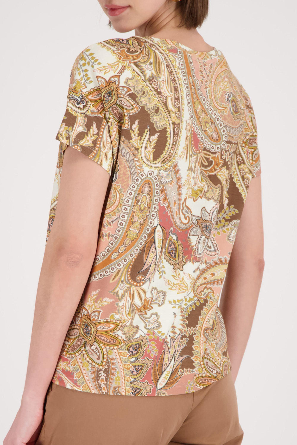MONARI T-SHIRT PAISLEY TEE - 410571MNR